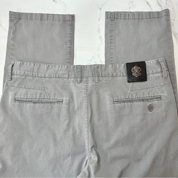 One in a Million Pants 34 x 33 Style 2706 Color#3 Gray Grey Pinstripe - Picture 9 of 10